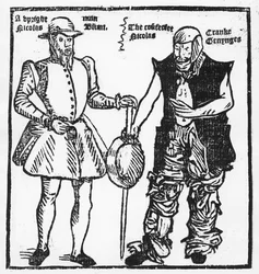 Nicholas Jennings in the guise both of a cripple and a gang leader, from 